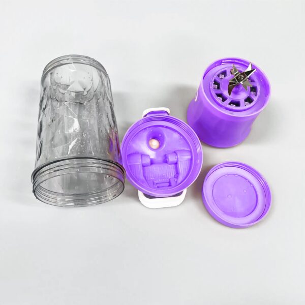 Eletric Crusher Juicer With Multicolor Light, 8 Blades (600 ML / Multicolor) - Image 3