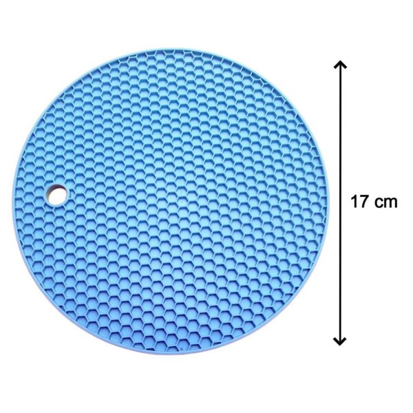 Mat, 1Pc Silicone Hot Mat used for breakfast, lunch and dinner purposes in different-different places. - Image 5