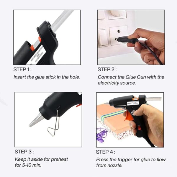 Glue Gun (60 watt)  gluegun - Image 4