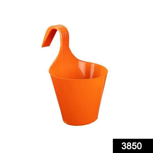 Plastic Hanging Planter Pot, Multicolour, - Image 2