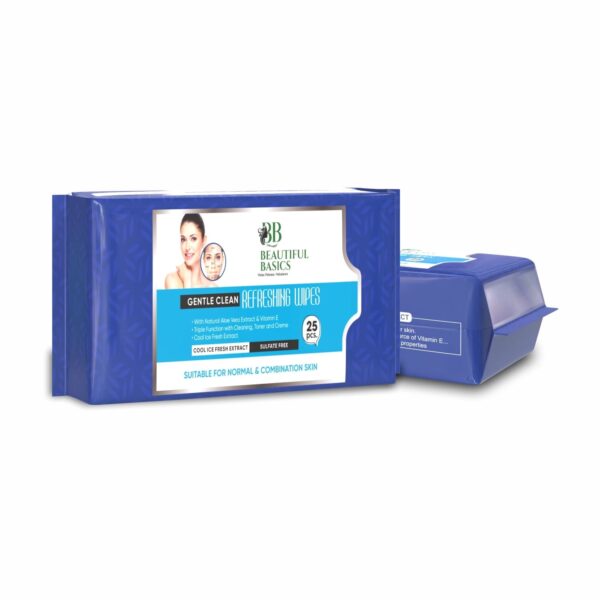Refreshing Wet Wipes for Face | Facial Cleansing | Refreshing & Skin Hydration| Soothing for skin | pH Balance & Alcohol Free | Nourishing with Fruit extract | 25 Wipes - Image 4